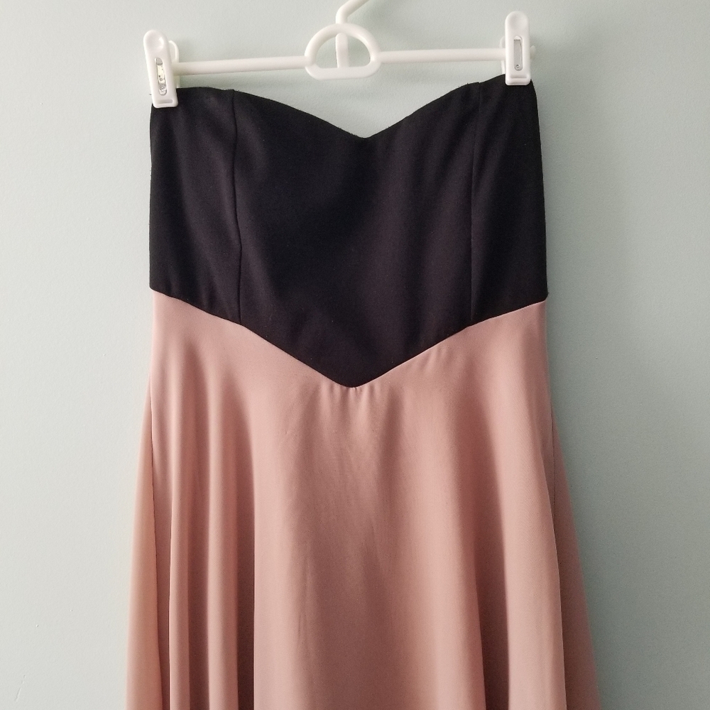 Strapless High-Low Dress - Picture 3 of 6